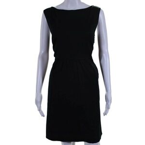 Theory CO-OP Barney’s New York Black Sashia A-Line Dress Size 8 EUC